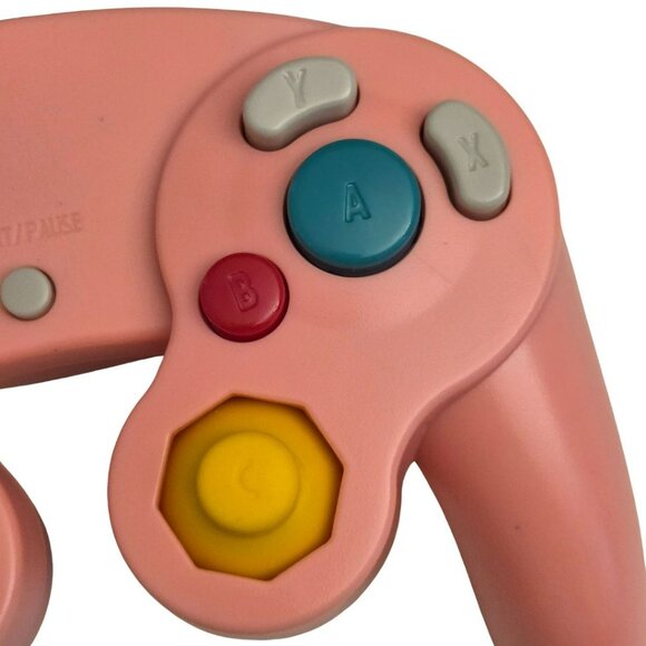 GameCube Replacement Wired Controller Pink Gamepad NEW NGC GC Wii U Console - Picture 6 of 10